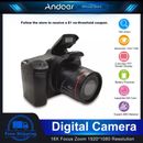Andoer Digitalkamera mit Zoomobjektiv