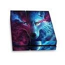 Head Case Designs Officially Licensed Jonas "JoJoesArt" Jödicke Wolf Galaxy Art Mix Matte Vinyl Sticker Gaming Skin Decal Cover Compatible With Sony PlayStation 4 PS4 Console
