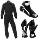 GO KART RACING SUIT CUSTOMIZED CIK FIA LEVEL 2  WITH  BOOTS AND GLOVES