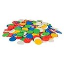 50 Colorful 25mm Plastic Counters : for Counting, Addition, Subtraction,etc, in Plastic Box - Numeracy Teaching Supplies
