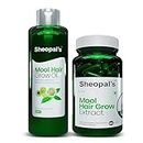 Sheopal's Mool Hair Grow Oil And Hair Growth Capsule (100 ml + 60 Capsule) Promotes Healthy Strong Hair Anti-Hair Fall Capsules - Hair Fall Control DHT Blocker For Both Men & Women