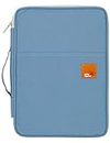 Mygreen Universal Travel Gear Organizer/Electronics Accessories Bag/Document File Bag (Large, Light Blue)
