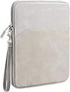 ProElite Polyester Tablet Sleeve Case Cover 12" to 13" Tablets for Samsung Galaxy Tab S7 Plus/S8 Plus/S9 Plus/S7 FE 12.4", Apple iPad Pro 12.9", Microsoft Surface Pro 4/5/6/7/8/9, Light Grey