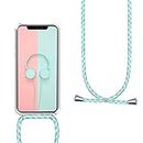 YuhooTech Necklace for iPhone X/iPhone XS Case, Phone Case with Cord - Lanyard Neck Strap Cord - Case for Smartphone Lanyard Case Holder - Cover Necklace Shoulder Strap Stylish