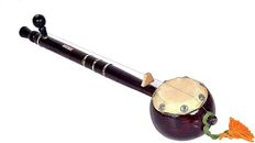 Instrumentos musicales indios hechos a mano tocando madera Iktara (Tumbi)