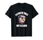 Dry Cleaner Eagle 4 de julio, bandera americana de EE. UU Camiseta