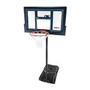 Lifetime 1529 Courtside Height Adjustable Portable Basketball System, 50 Inch Shatterproof Backboard, Blue, Standard
