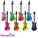 Inflatable Electric Guitar Rock N Roll Music Instrument Blow Up Disco Costume