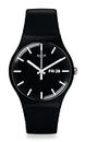 Swatch Black Unisex Watch - Model: SO29B704 | Material: Bio-sourced Material