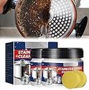 Stainless Steel Stain Cleaning Wax, Edelstahlreiniger 2024 Neu Allzweck Reiniger, Edelstahlpflege Spray für effektive Reinigung Löst Fett und Verunreinigungen (2 Pcs)