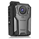 Aolbea 1440P QHD Police Body Camera Built-in 64GB Record Video Audio Picture 2.0” LCD Infrared Night Vision,3300 mAh Battery Waterproof Shockproof Lightweight Data-encrypt for Law Enforcement Record