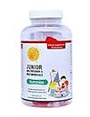 Child Nutrition Junior Omega 3 Multivitamin/Multi Mineral Gummy Bears Jelly With Vitamin C-D -B12 B6 Zinc for Kids & Adults Growth Development Immunity Brain Eye Energy Support (Gummy)