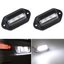 2PCS 6 LED License Number Plate Light Lamps 12/24V for Truck SUV Trailer Lorry