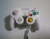 Controlador Oficial Nintendo Blanco Clásico Gamecube Usado DOL-003 ORIGINAL F/S