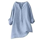 Summer Tops Yours Clothing Plus Size Tops New Cotton Tops for Women UK Long Sleeve Blouse Women’S Linen Blouse Womens White Button Down Shirt Plus Size Tops Womens Tunic Tops