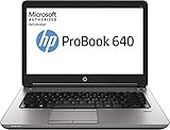 HP ProBook 640 G1 14" Laptop, Intel Core i5, 8GB RAM, 128GB SSD, Win10 Home (Renewed)