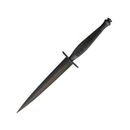 Sheffield Commando Dagger Fixed Blade Knife 6.875in Stainless Steel Standard Edge Black Handle FAIRBSYBLK
