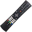 Replacement Remote Control Compatible for Bush DLED49FHDS 49 Inch Smart Full HD LED TV