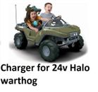  Cargador adaptador de CA CC fuente de alimentación para 24 V Halo Warthog paseo en coche de juguete