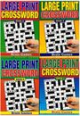 Set Of All 4 Large Print A5 Adult Crossword Puzzle Books 75 Each Brain Game 4090