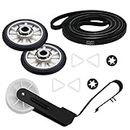 AMI PARTS 4392065 Dryer Repair Kit for Whirl-pool Ken-more may-tag ama-na Dryer Parts Includes 341241 Drum Drive Belt,349241T Support Roller,691366 Idler Pulley