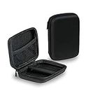 Hard Drive Case 2 Pack, Playmont 2.5 Inch Shockproof and Waterproof Hard Drive Bag, Multi-Function Storage Carrying Universal Travel Case for Small Electronics and Accessories Black