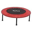 Toy Park Compact Mini Indoor/Outdoor Trampoline for Kids | Quiet and Safe Bounce (40 Inch)