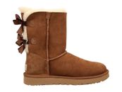 Ugg 8 Bailey Bow II Chestnut Fur Boot Cute Luxury Suede Brown Comfy Shoes