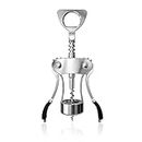 HASTHIP® Wing Corkscrew Wine Opener Professional Multifunctional All-in-One Wine Bottle Opener and Beer Bottle Opener. Strong Stainless Steel Zinc Alloy. Won't Split or Crumble Cork