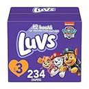 Luvs Diapers - Size 3, 234 Count, Paw Patrol Disposable Baby Diapers