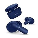 pTron Bassbuds Duo in Ear Earbuds with 32Hrs Total Playtime, Bluetooth 5.1 Wireless Headphones, Stereo Audio, Touch Control TWS, with Mic, Type-C Fast Charging, IPX4 & Voice Assistance (Blue)