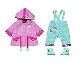 BABY born 832578 Deluxe Rain Set-Fits Dolls up to 43cm Includes Raincoat, Trouses And Wellington Boots-Suitable for Children Aged 3+ years-832578