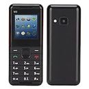 Seniors Unlocked Cell Phones, 2G Large Button Mobile Phone with 1.44in Screen, Dual SIM Card Phone for Elderly, with Lanyards, Support Flashlight, Camera, Sound Recording,(US Black)
