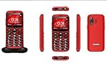 Telefunken gsm S520, desbloqueado, Teléfono Móvil, Rojo