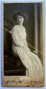 orig. CDV photo photography old picture woman lady fashion around 1910 Berlin Rixdorf