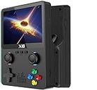 Console de jeu portable rétro X6, avec plus de 10 000 consoles de jeux portables, double joystick 3D 3,5 pouces OCA IPS écran émulateur console, prend en charge 11 types de simulateurs, extension de