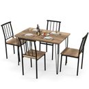 5-Piece Dining Table Set for Small Space Kitchen Table Set for 4