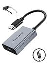Lemorele HDMI to USB Type C Adapter 4K@60HZ w/Cable Design, Plug and Play, for RayNeo, XREAL Air, Rokid Air, Thunderbird AR, GRAWOOA, Sonny, Switch, Steam Deck, Xbox, PS5, PS4, Google TV