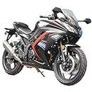 X-PRO 250cc 6 Speed EFI Fuel Injection Dirt Bike Motorcycle Bike Street Bike Motorcycle Assembled in Crate (Black)