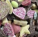 chocola Candy Chocolate Assortment Pick and Mix - White Mice - Pink Pigs - Spinning Tops, 1 kg (Pack of 1)