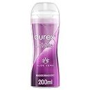 Durex 2 in 1 Massage- und Gleitgel Aloe Vera – Mit geschmeidiger Textur für Ganzkörpermassagen & Intimbereich – 200 ml mit Kartonverpackung