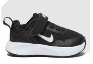 Jungen Kleinkind Nike Wearallday Turnschuhe Schuhe schwarz weiß Größe UK 5,5 neu Kinder