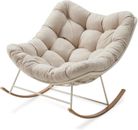 Patio Indoor Outdoor Royal Rocking Chair Padded Cushion Rocker Recliner Chair