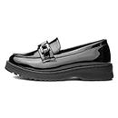 Lilley UNA Kids Black Patent Loafer - Size 1 UK - Black