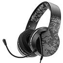 NITHO Janus Casque Gaming pour PS4/PS5/Switch/Xbox One/Xbox Series X/S Consoles et PC/Mobile/Tablette, Casque Gaming avec Micro Pliable, Micro 3.5 mm Jack - Camo