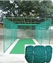 HARIKRISHNA CREATION 100x10FT (1000 Square Ft) Nylon Practice Cricket Net (Green)