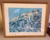 Tony Bennett South of France Framed Picture Signed by Tony Bennett Beautiful Art