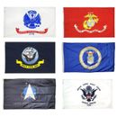 3X5 Military 6 Branches Armed Forces DOUBLE SIDED Nylon FLAG Set Flags LICENSED