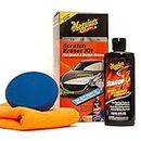 Meguiar's Quik Scratch Eraser Kit, Car Scratch Remover That Removes Blemishes, Includes ScratchX, Drill-Mounted Pad, Microfiber Towel - 3 Count (1 Pack), Multicoloured