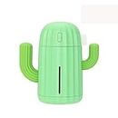 Humidifiers for Bedroom Mini Humidifier Single Room Humidifier with Night Light Portable Cactus Air Humidifier Suitable for Yoga Office SPA Bedroom Humidifiers (Color : Green)